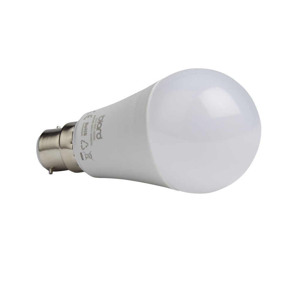 Biard 6x LED Birne 12W Milchglas mit B22 Fassung