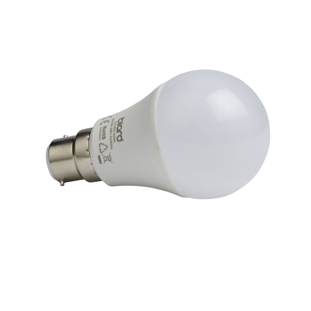 Biard 6x 7W LED Birnen mit B22 Fassung