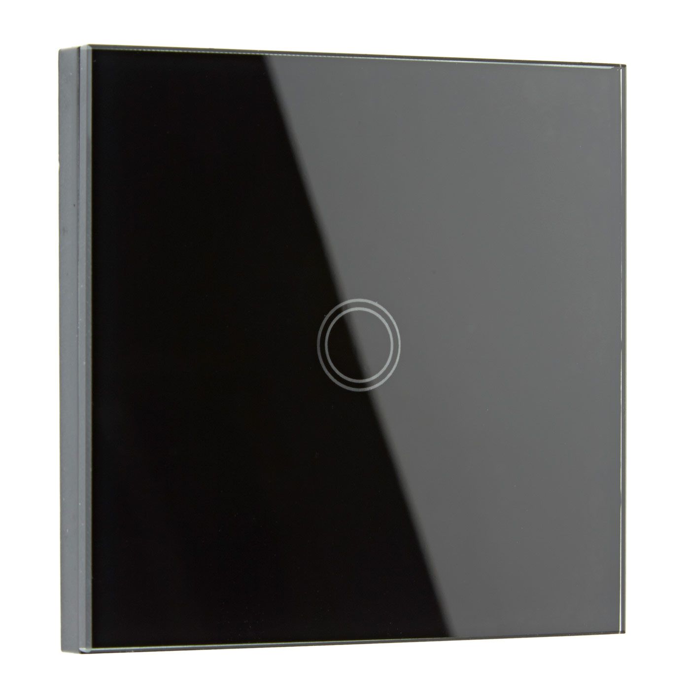 Biard Design Touch Lichtschalter, Schwarz, 1-Weg Wandschalter