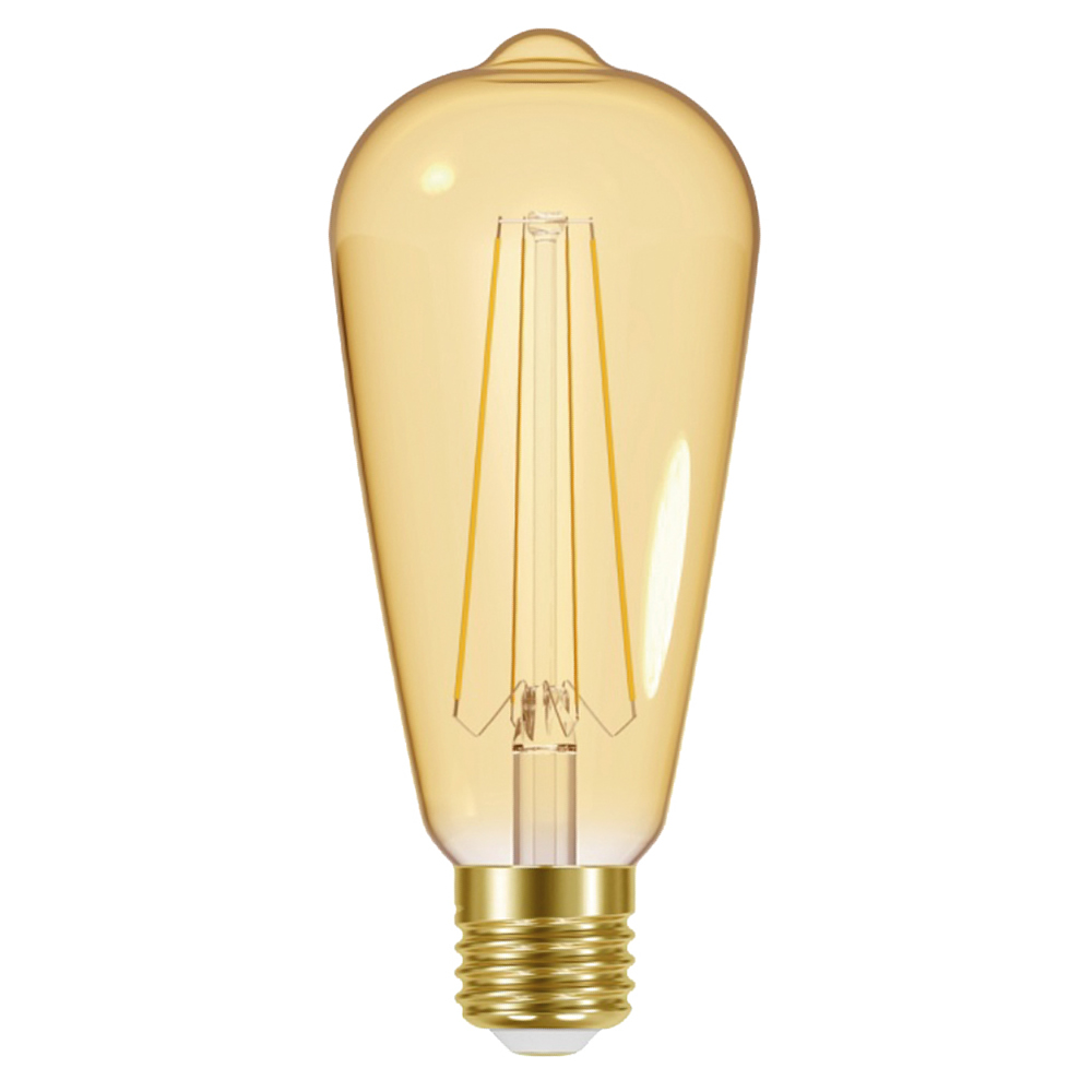 Energizer LED 5W E27 ST64 Goldene Glühfaden Birne - 6er-Set