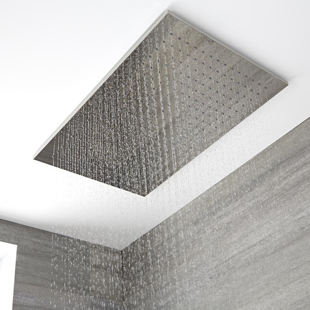 Duschkopf Edelstahl Unterputzmontage 800mm x 500mm - Tratham