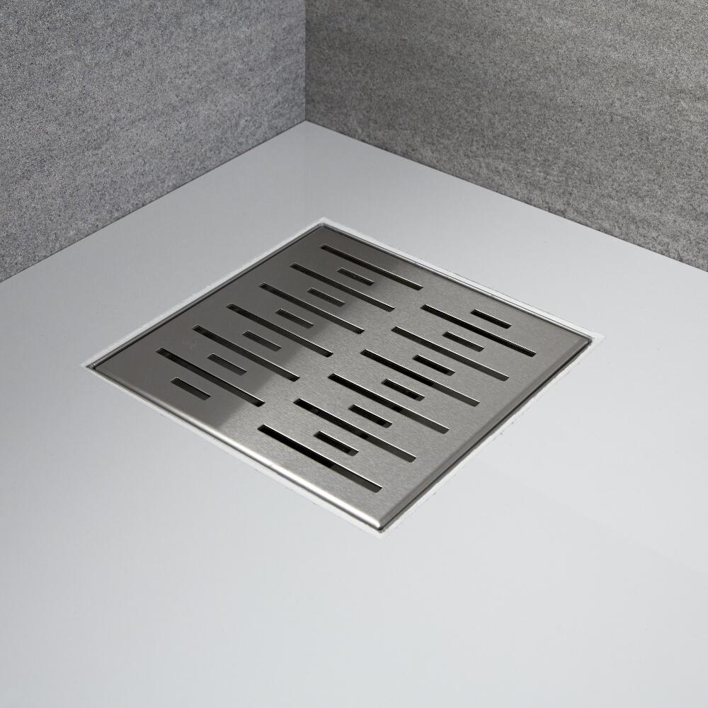 Walk-In Duschwand 900mm mit Seitenteil, schwarzes Profil & wählbarer Duschrinne - Nox