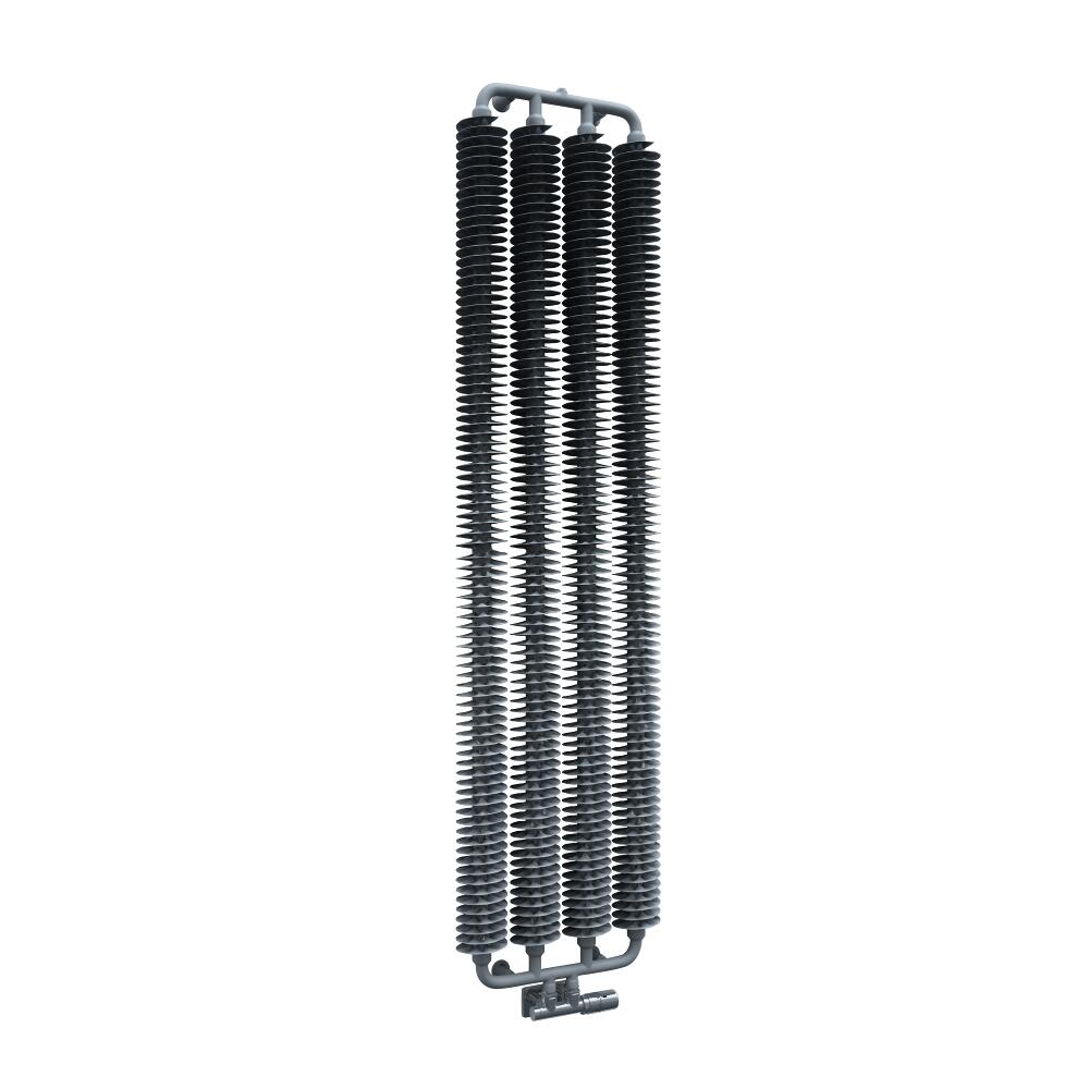 Design Heizkörper Vertikal Einlagig Silber Matt 1720mm x 390mm - Tatra