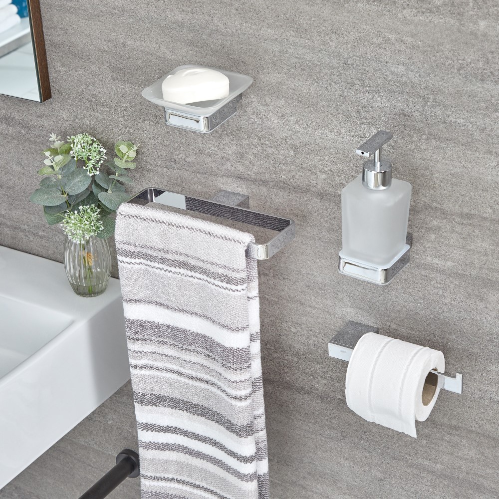 Badezimmer 4-teiliges Zubehör Set - Kubix