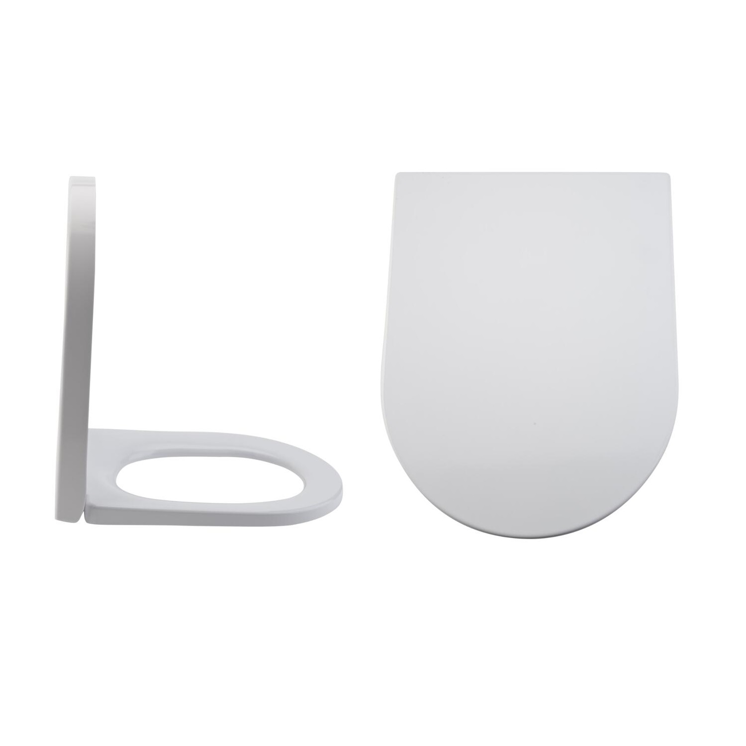Toilettensitz Duroplast Fast Fix & Absenkautomatik, Befestigung von oben - Alswear