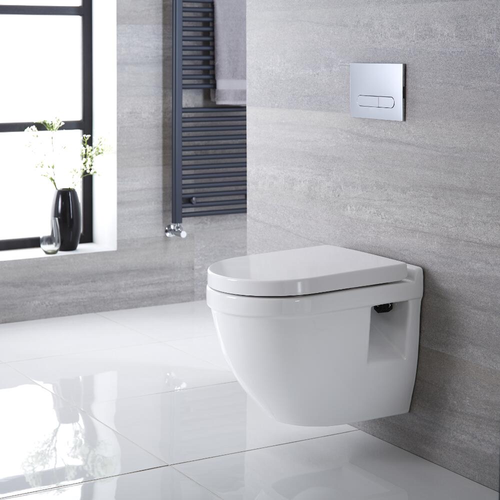 Hänge WC Oval Sitz mit Absenkautomatik - Belstone