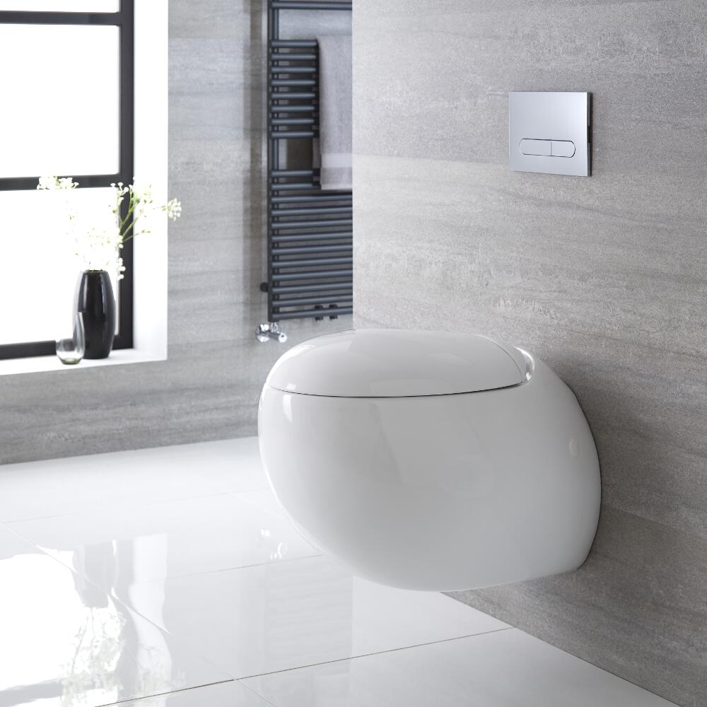 Hänge WC Oval Sitz mit Absenkautomatik - Langtree