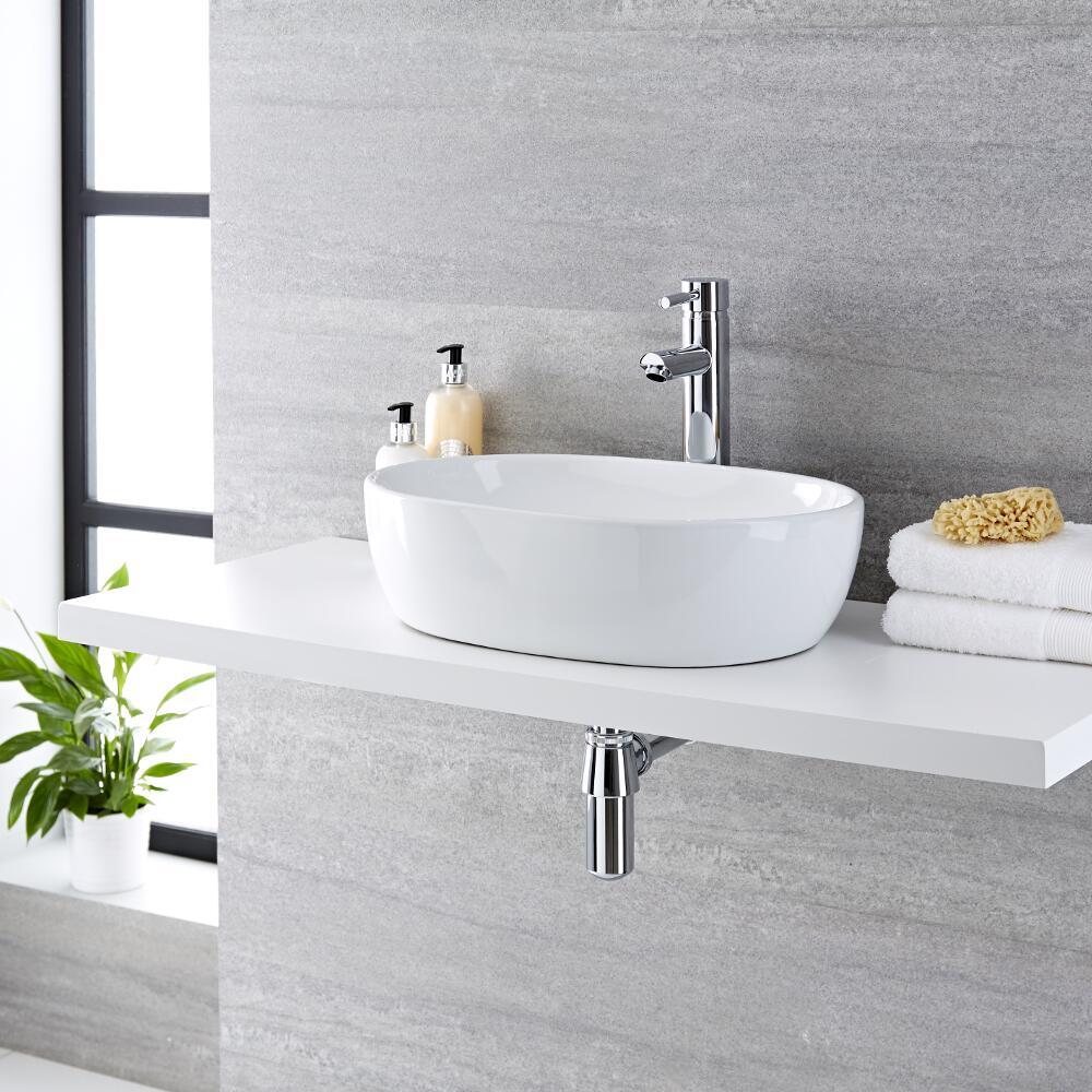 Aufsatzwaschbecken Oval 480mm x 350mm - Otterton