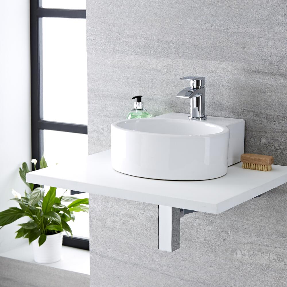Aufsatzwaschbecken Oval 350mm x 340mm - Covelly