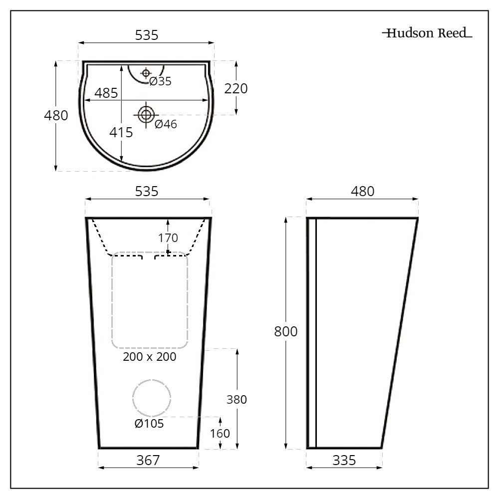 product dimensions