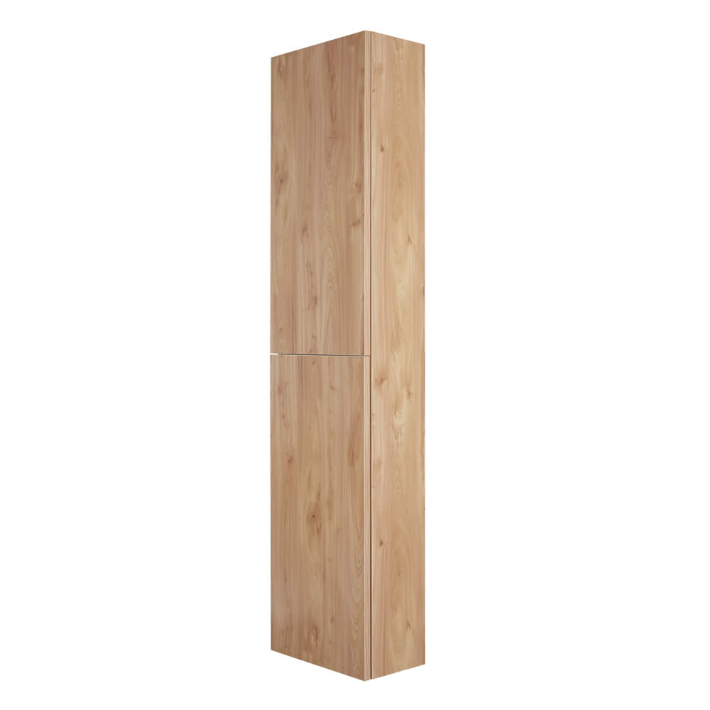 Hudson Reed Newington - 350x1500mm Geschlossener Badschrank - Goldene Eiche
