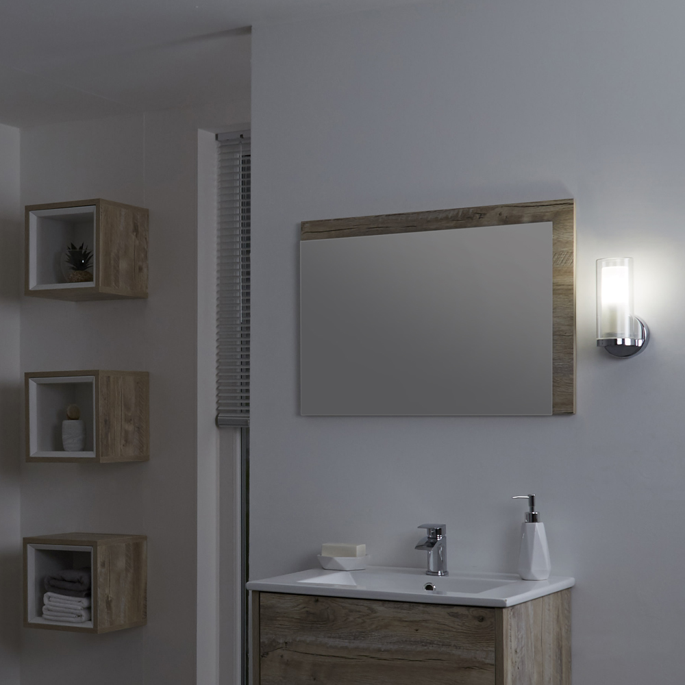 Almsee Gerades Badezimmer Wandlicht
