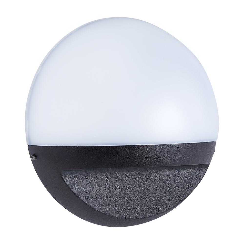 Biard Viana LED 12W IP54 Rundes Wandlicht – Schwarz