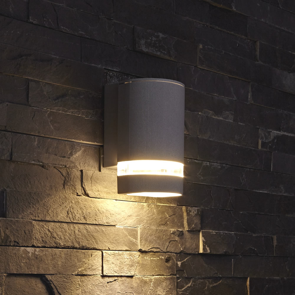 Biard Wandleuchte IP54, Rund, in Schwarz - Architect