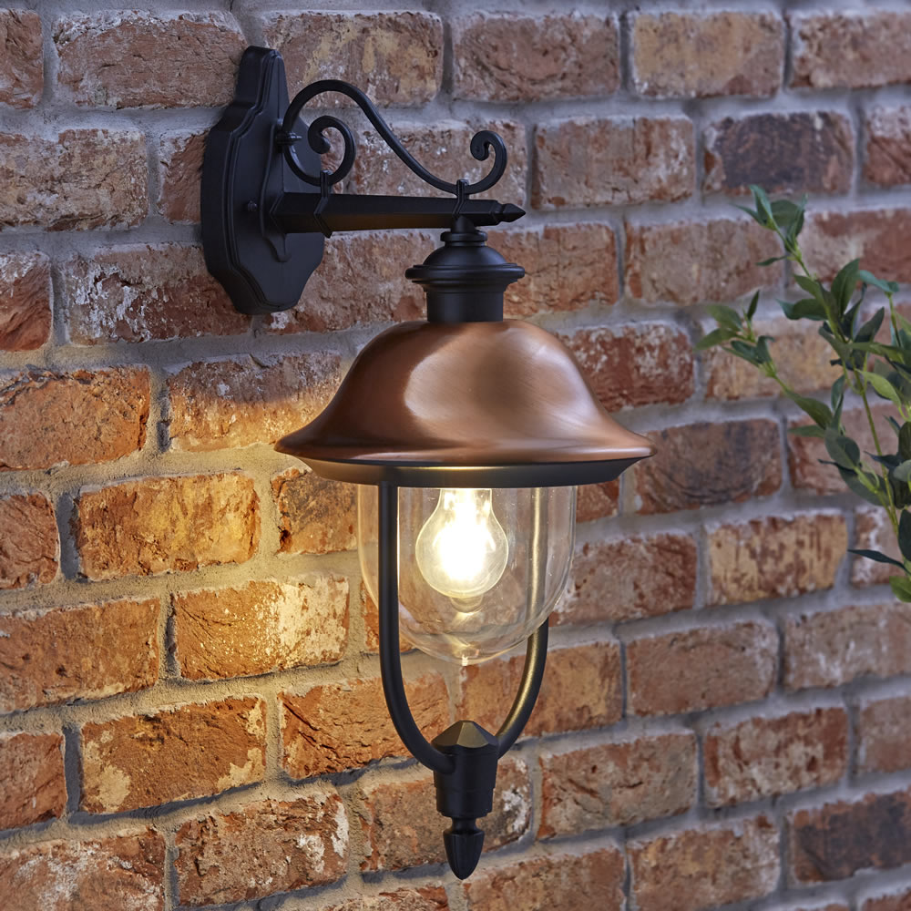 Biard Hängende Wandleuchte Verona - Kupferhelm - mit LED