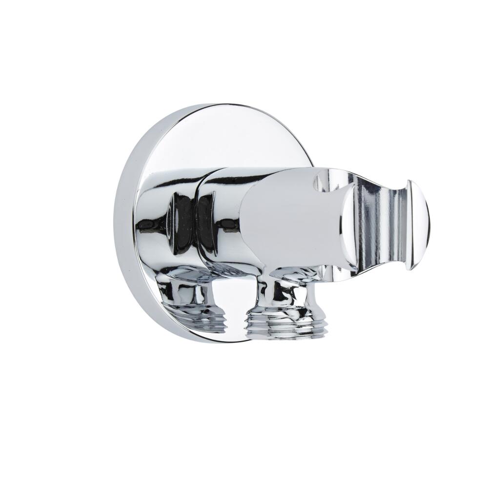 Brauseanschlussbogen mit integriertem Halter Rund