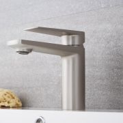 1-Loch Einhebel Waschtischarmatur - gebürstetes Nickel - Harting