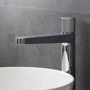 Hohe 1-Loch Push Button Waschtischarmatur Farbe wählbar - Idro