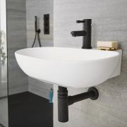 Siphon für Waschbecken rund – Finish wählbar