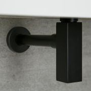 Flaschensiphon, für Waschbecken - Schwarz - Preto