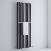 Handtuchstange für Vertikale Revive Design Heizkörper - Breite wählbar | Chrome