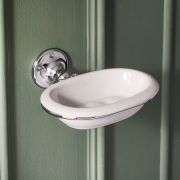 Hudson Reed Elizabeth - Retro Seifenschale | Farbe wählbar