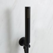 Handbrause, rund, ABS - Schwarz - Nox