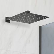 300mm x 300mm Duschkopf, Wandmontage - Schwarz - Preto