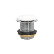Ablauf mit Push-Up-Stöpsel ohne Überlauf 60mm - Weiß