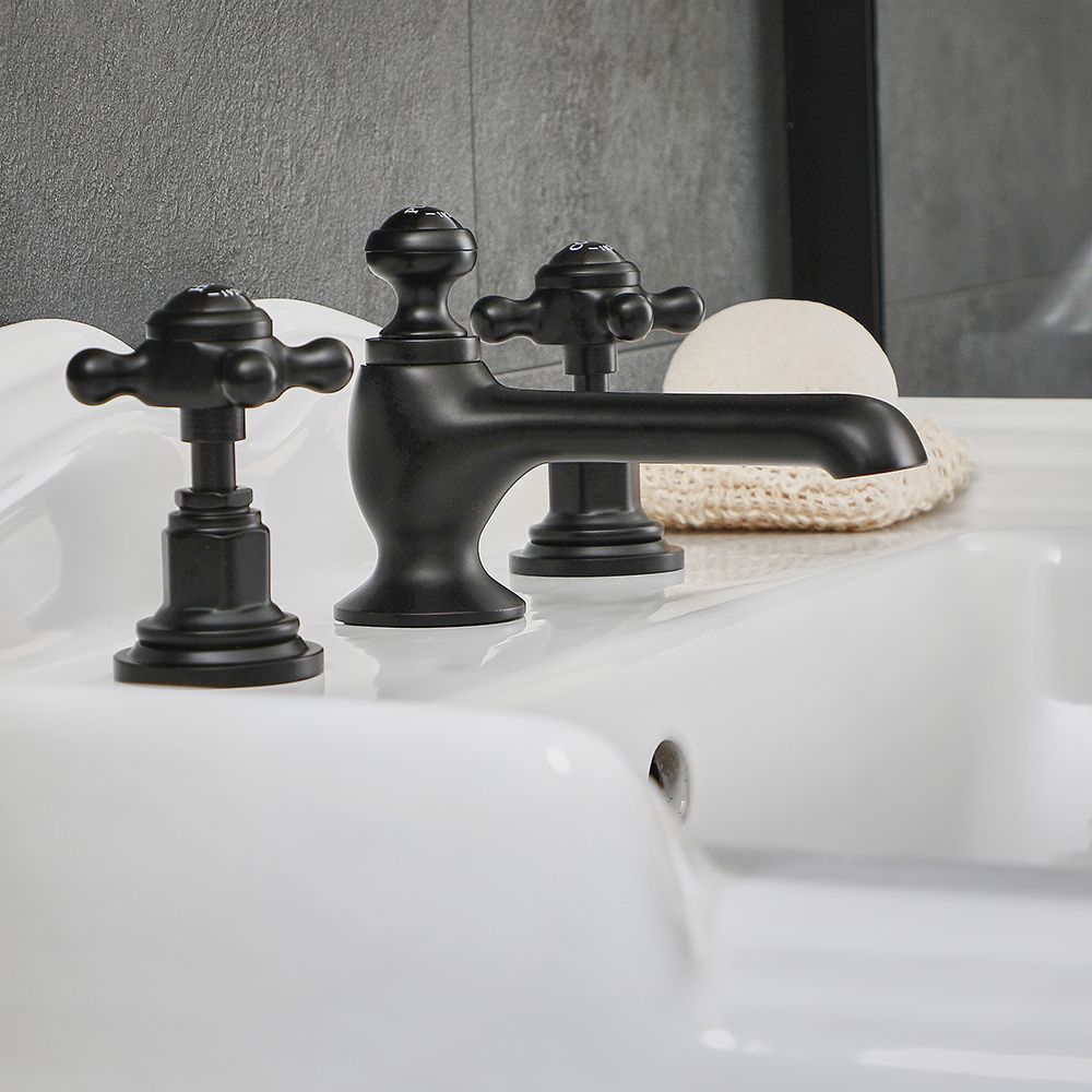 Retro Messing Waschbecken Wasserhahn, Badezimmer Wasserhahn Für