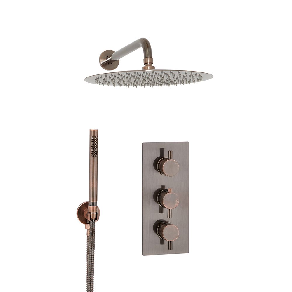Kohler Purist Handbrause In Gebürsteter Bronze – 3 Sprühfunktionen Mit Katalysator-Technologie, 1,75 L/min & Wassersparend