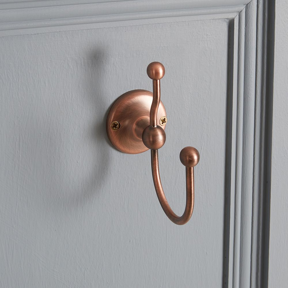 Moen Brantford Doppel-Kleiderhaken In ölgerauter Bronze – Robustes Design, Ideal Für Bad Oder Flur