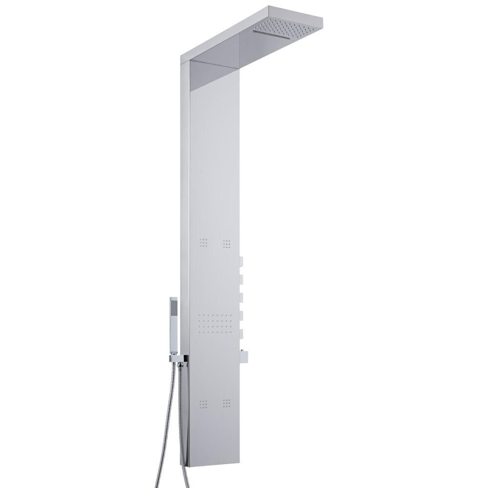 Thermostat-Duschset Aus Edelstahl 304 – Mit Regendusche, Wasserfall, Massagedüsen & Handbrause | 150 Cm Duschstange