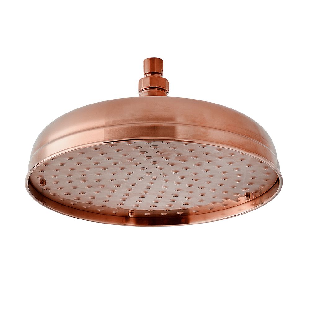 CAZARU Retro-Duschset Aus Vollkupfer – Mit Regendusche & Handbrause, Wandmontage, Antikes Design