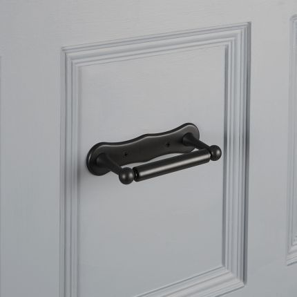 Delta Toilettenpapierhalter Mit Stützstange – Poliertes Chrom, Edelstahl, Bis 136 Kg Belastbar