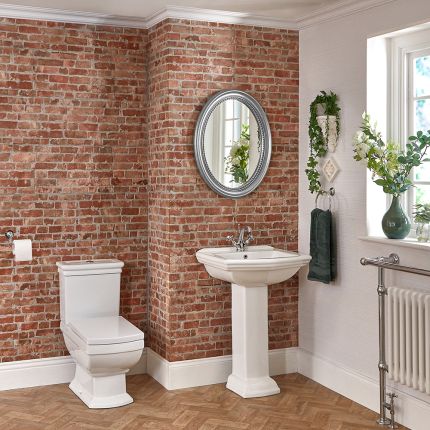Waschbecken mit Säule Keramik Standwaschbecken , Keramik-Standwaschbecken für Badezimmer, handgeschnitztes Säulenwaschbecken im Industriestil, Kunstwaschbecken mit heißen und kalten Schläuchen günstig auf