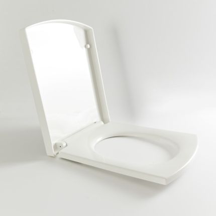 Traditioneller WC-Sitz mit Absenkautomatik, abnehmbar - Weiß - Chester