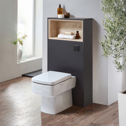 Hudson Reed Hoxton – 600mm WC-Einheit mit Exton Stand-WC – Finish und LED-Beleuchtung wählbar