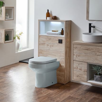 Hudson Reed Hoxton – 600mm WC-Einheit mit Covelly Stand-WC – Finish und LED-Beleuchtung wählbar