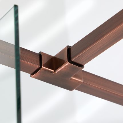 Eckiges T-Stück für Stützarme – Kupfer - Eris