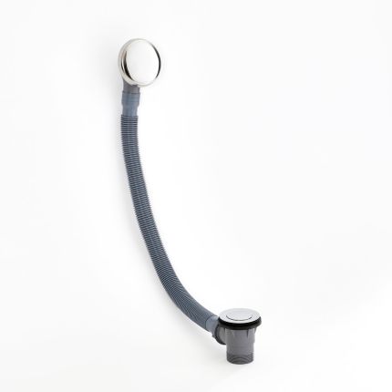 Ab- und Überlaufgarnitur mit Pop-Up Stöpsel für Badewannen – Chrom