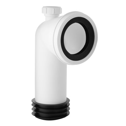 WC-Anschlussrohr mit 90 Grad Winkel und 32mm Ausgang - Cranplas