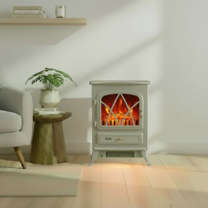 Klassischer Elektrokamin | Farbe wählbar - Siena - ECOSO by Hudson Reed