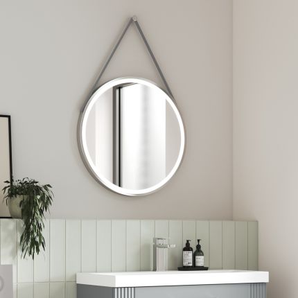 Runder 21W LED-Spiegel 600mm mit einem Rahmen in Chrom