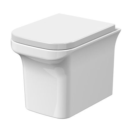 Eckiges Hänge-WC inkl. Sitz mit Absenkautomatik