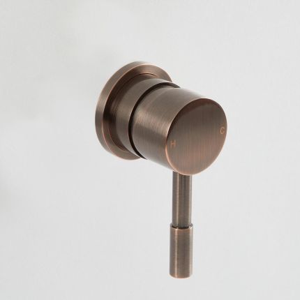 1-Weg Einhebelmischer in gebürsteter Bronze- Amara