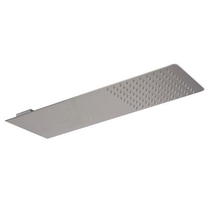  Duschkopf mit Wasserfall in gebürstetem Nickel