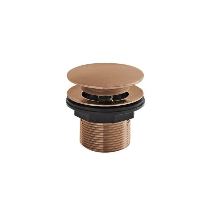 Ablauf mit Push-Up-Stöpsel ohne Überlauf 60mm - Kupfer