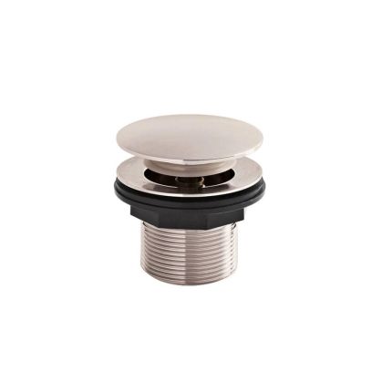 Ablauf mit Push-Up-Stöpsel ohne Überlauf 60mm - Nickel