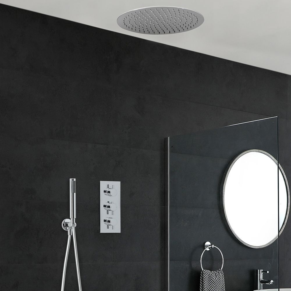 Duschsystem mit Unterputz-Thermostat – Funktionen wählbar – Chrom – Como